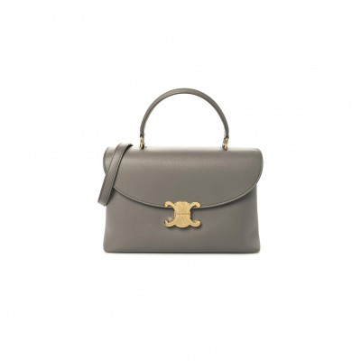 CELINE MEDIUM NINO BAG IN SUPPLE GRAINED CALFSKIN 117523FXK-10BL (25*17.5*10cm)